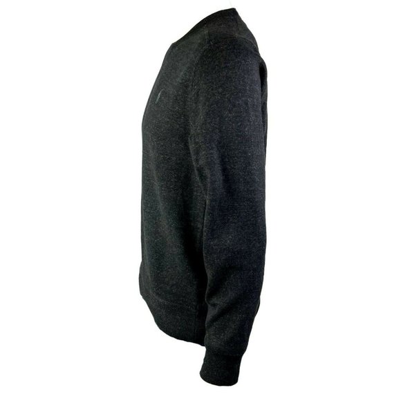 Polo Ralph Lauren Men’s Small Black Crew Fleece Pullover Sweatshirt Sweater NEW - Picture 2 of 7